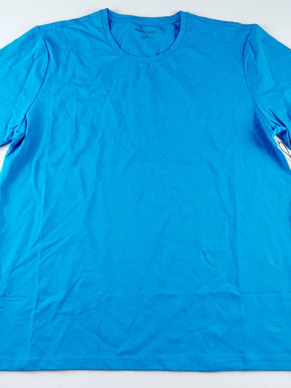 Paisley & Gray Crew Neck Short Sleeve Tee T-Shirt Men's Size XXL Azure Blue